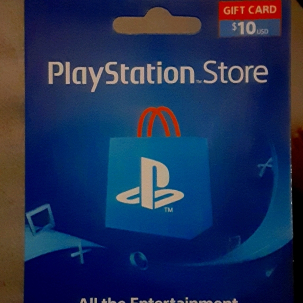 Playstation  10 card